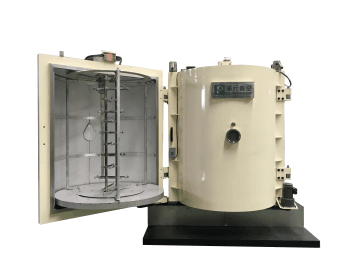 Double door resistance evaporation vacuum coating machine